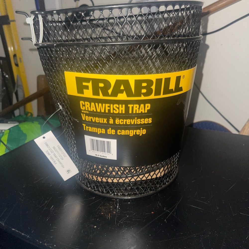 Black Fishing Gear Organizer with Durable Design